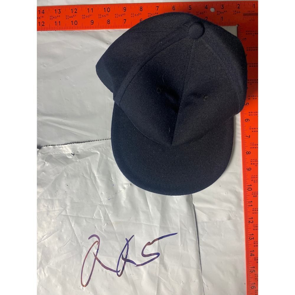 Hatco Premium Blank Plain Navy Blue Fitted Cap (Size 7).